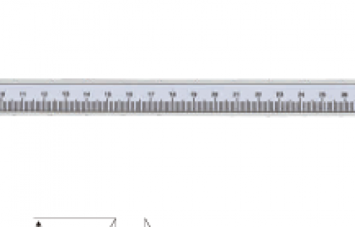 Double outer claw open vernier caliper